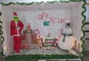 Fotos del Escaparate de Navidad realizado por los alumnos de 1° AC B (GRUPO TARDE) con la colaboración de la profesora María Carmen Valiente Viloria